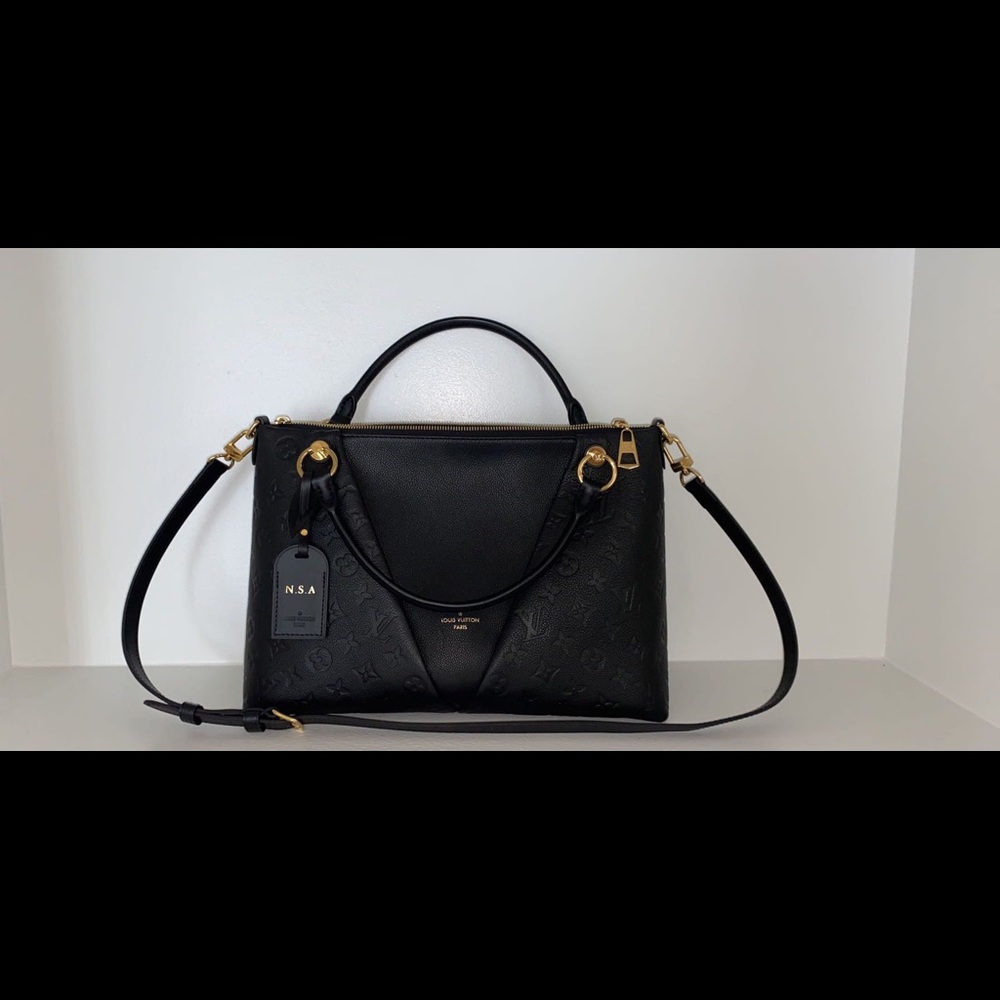 Authentic Louis Vuitton V Tote MM M.Emp.Noir